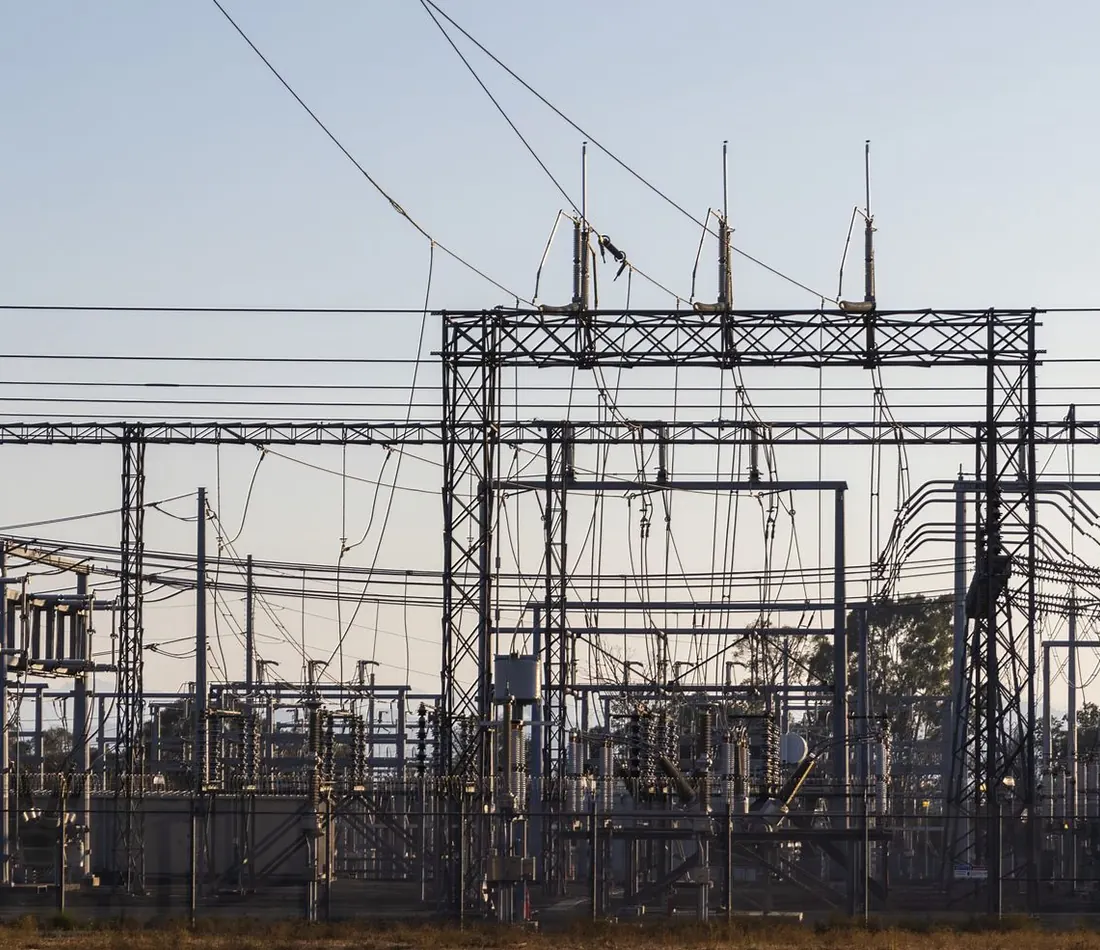 Poste de transformation électrique du réseau de distribution